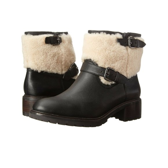 Coach GABRIELLA Shearling/Leather Ankle Boot Boot - Picture 7 of 7